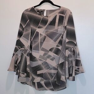 Alfani printed blouse size 10